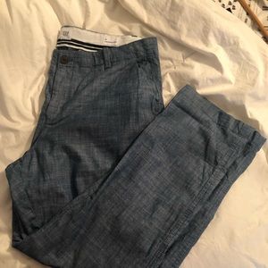 Chambray Gap Girlfriend Chino